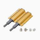 Push Latch Double Head in Gold