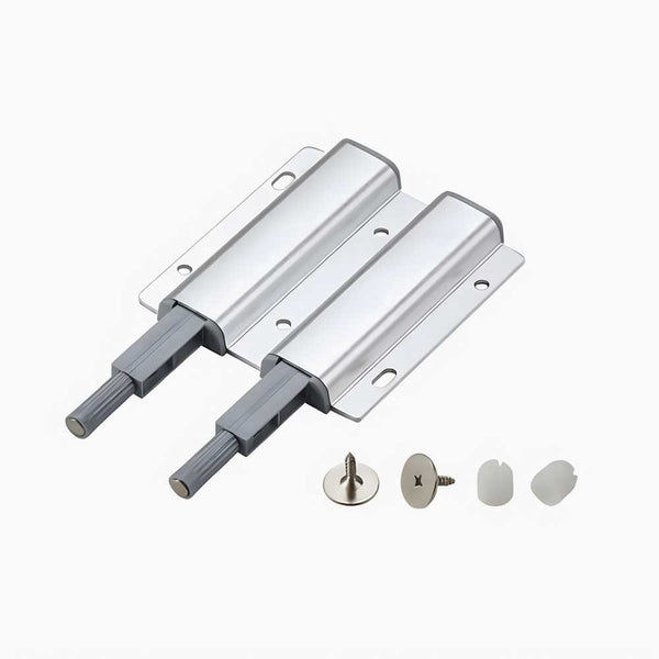 Push Latch Double Head (Brushed Nickel)