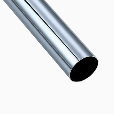 1" Round Shape Closet Rod (Chrome) - 8 Feet