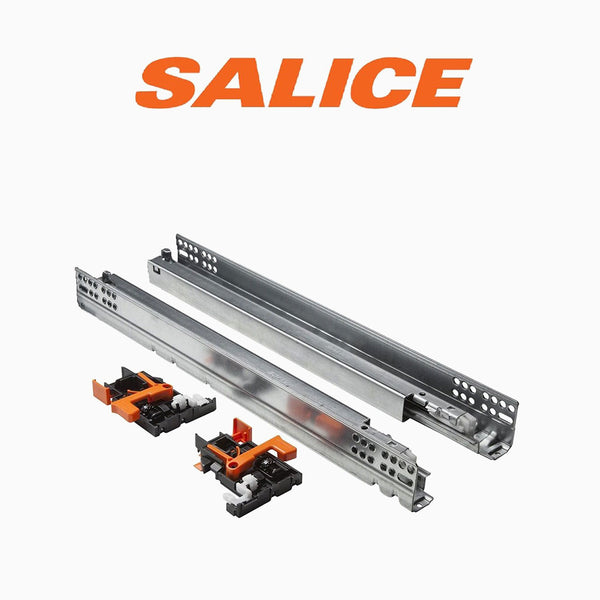 Salice Push to Open Undermount Slides With 6 Way Adjustable Front Brackets