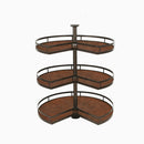 Di Lusso Three Layers 270 Degree Lazy Susan Rotating Clothing Rack