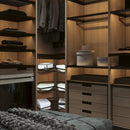 Di Lusso Three Layers 270 Degree Lazy Susan Rotating Clothing Rack