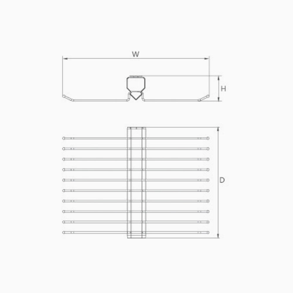 Top Mount Double Rows Soft-closing Pant Rack | Winnec Closet Hardware