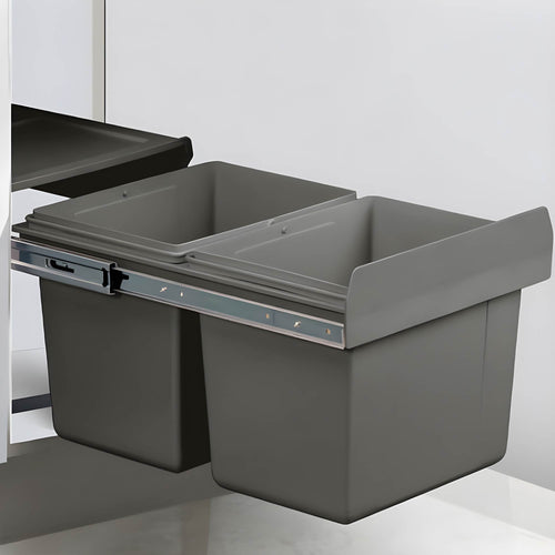 Under Sink Garbage Bin System