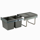Winnec Kitchen Under Sink Garbage Bin System