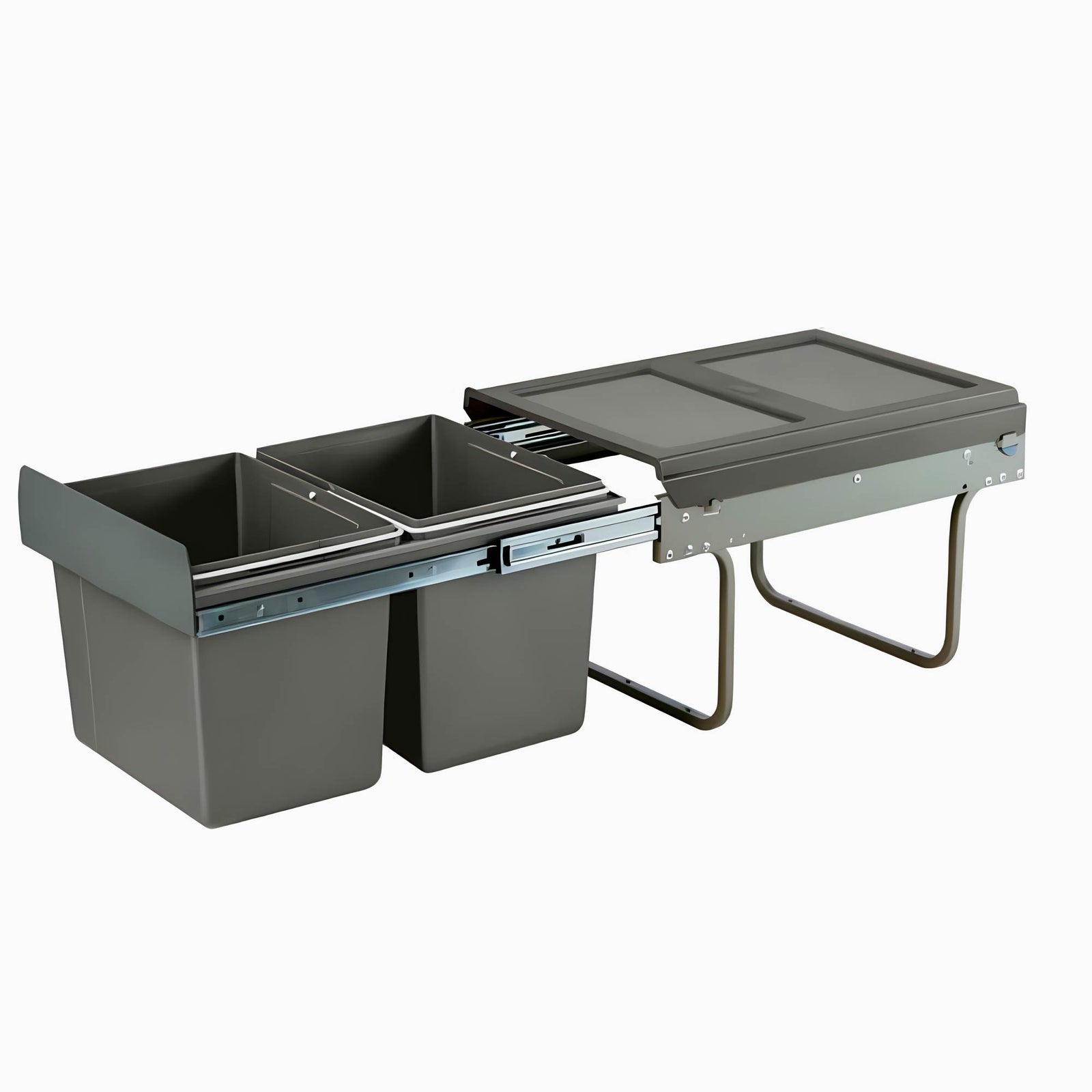 Under Sink Garbage Bin System Winnec Kitchen Hardware and Solution