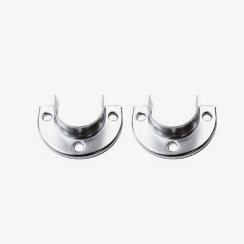 End Support for 1" Round Shape Closet Rod (Half opening) (Sold by Piece)