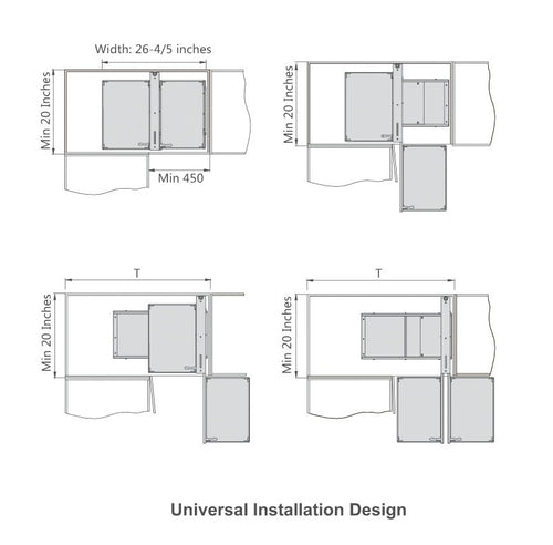 Soft-closing Pull-out System for Blind Corner 1